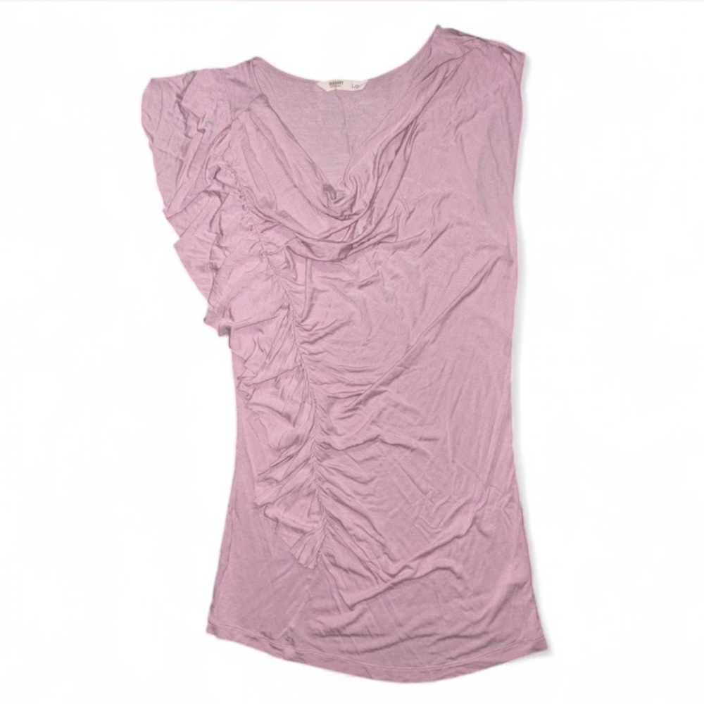 Vintage Old Navy Mauve Asymmetrical Blouse